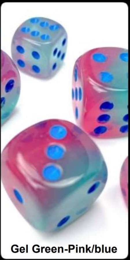7CT GEMINI GEL GREEN-PINK/BLUE LUMINARY | Tacoma Games