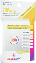 Gamegenic Matte Sleeves: Mini American (44 x 67mm) | Tacoma Games