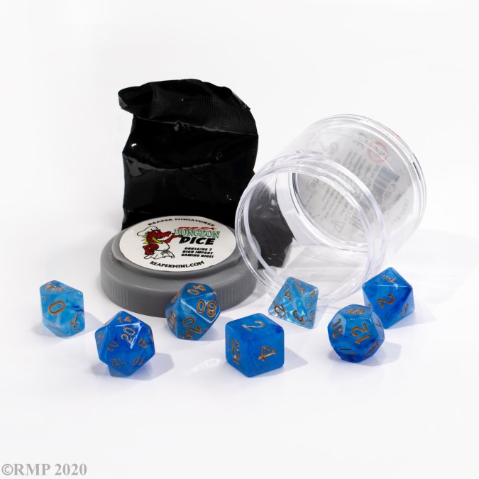 Lucky Dice - Gem Blue | Tacoma Games