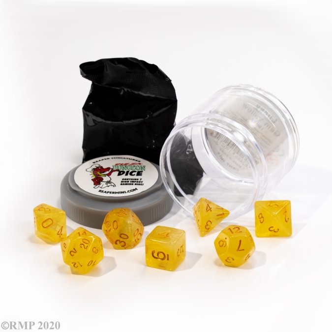 Lucky Dice - Gem Yellow | Tacoma Games