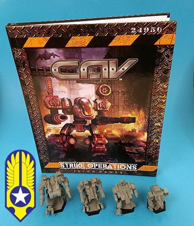 CAV: Strike Operations Hardcover Rulebook, Terran Bundle | Tacoma Games