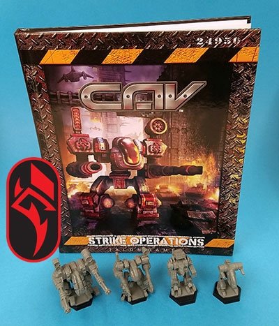 CAV: Strike Operations Hardcover Rulebook, Rach Bundle | Tacoma Games