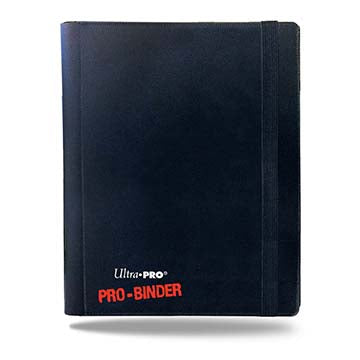 UltraPRO 4-Pocket Black PRO-Binder | Tacoma Games