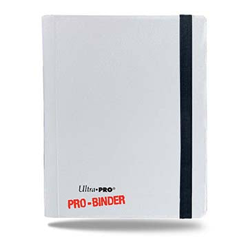 UltraPRO 4-Pocket White PRO-Binder | Tacoma Games