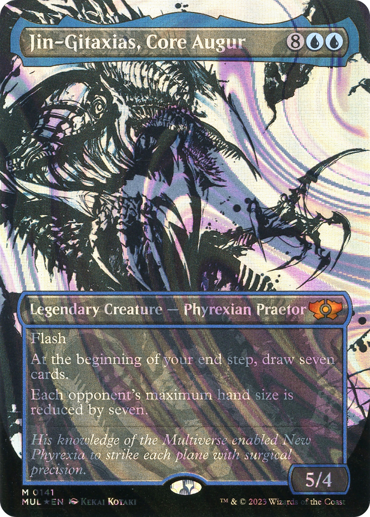 mtg jin gitaxias commander deck Jin-Gitaxias, Core Augur (Halo Foil) [Multiverse Legends] – Tacoma Games