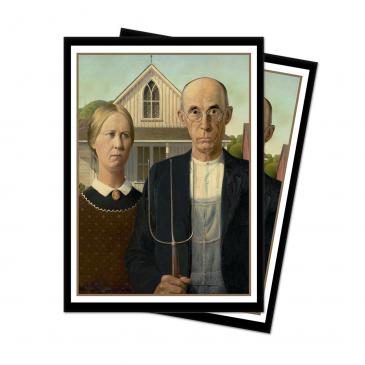 UltraPRO Fine Art - American Gothic Standard Deck Protector 65ct | Tacoma Games