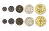 Artana Metal Coins - Middle Ages Theme Set | Tacoma Games