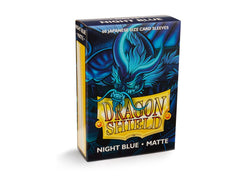 Dragon Shield Matte Sleeve - Night Blue ‘Delphion’ 60ct | Tacoma Games