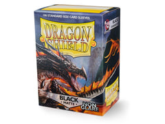 Dragon Shield Non-Glare Sleeve - Black ‘Amina’ 100ct | Tacoma Games