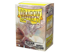 Dragon Shield Non-Glare Sleeve - Clear ‘Mantem’ 100ct | Tacoma Games