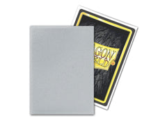 Dragon Shield Non-Glare Sleeve - Silver ‘Argentia’ 100ct | Tacoma Games