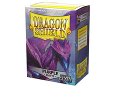 Dragon Shield Non-Glare Sleeve - Purple ‘Amifist’ 100ct | Tacoma Games