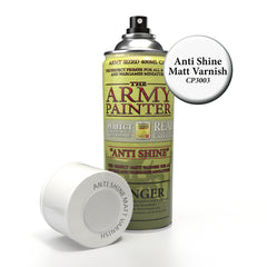 The ARMY PAINTER: Color Primers - Anti Shine Matt Varnish | Tacoma Games