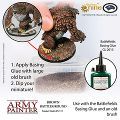 The ARMY PAINTER: Battlefields Essentials - Basing: Brown Battleground | Tacoma Games
