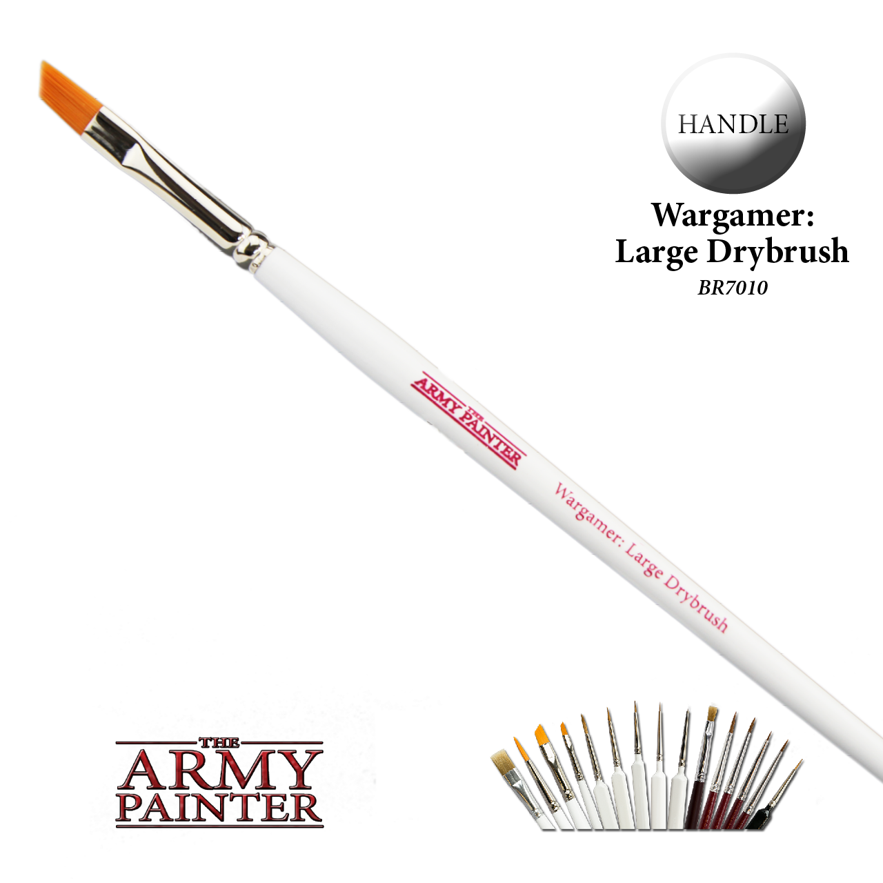 The ARMY PAINTER: Brushes - Wargamer: Large Drybrush | Tacoma Games
