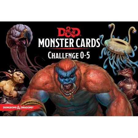 Dungeons & Dragons: Monster Cards Challenge 0-5 | Tacoma Games