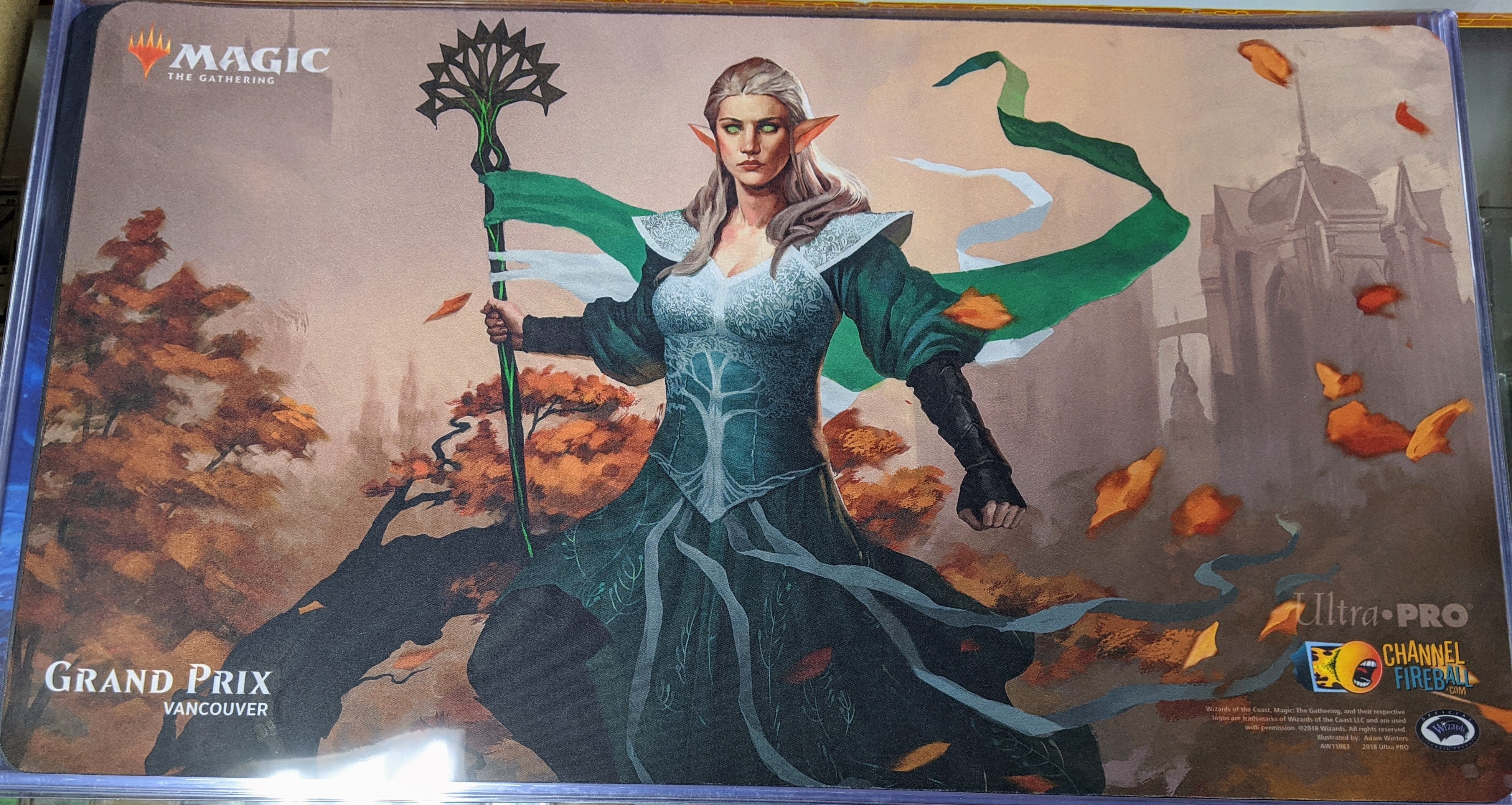 GP Vancouver 2018 Emmara, Soul of the Accord Playmat | Tacoma Games