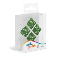 OAKIE DOAKIE DICE: D8 18MM GOYF DICE - MARBLE GREEN (4CT) | Tacoma Games