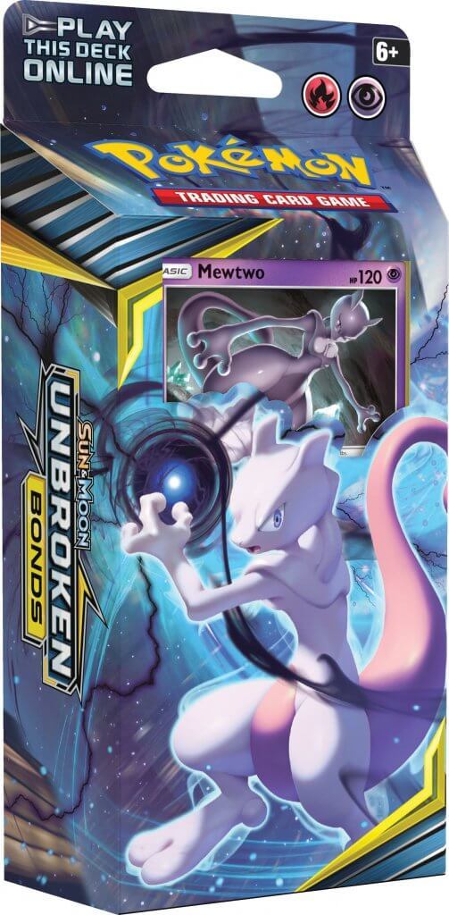 POKÉMON TCG Sun & Moon Unbroken Bonds Theme Deck Mewtwo | Tacoma Games