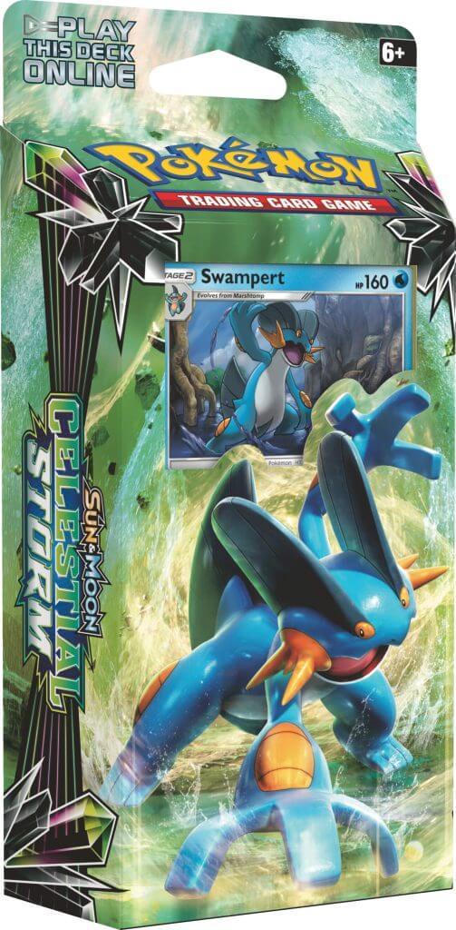 POKÉMON TCG Sun & Moon Celestial Storm Theme Deck Swampert | Tacoma Games