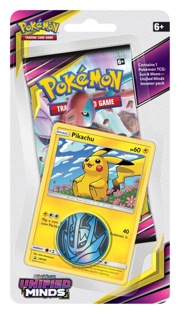 POKÉMON TCG Unified Minds Checklane Blister Pikachu | Tacoma Games