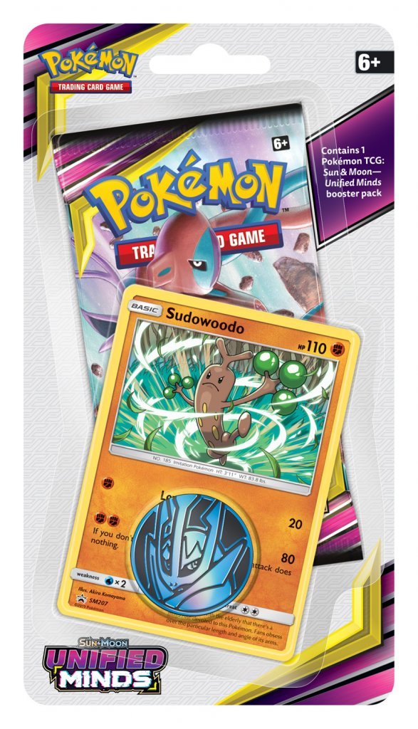 POKÉMON TCG Unified Minds Checklane Blister Sudowoodo | Tacoma Games