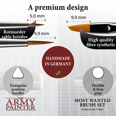 The ARMY PAINTER: Starter Sets - Most Wanted Brush Set | Tacoma Games