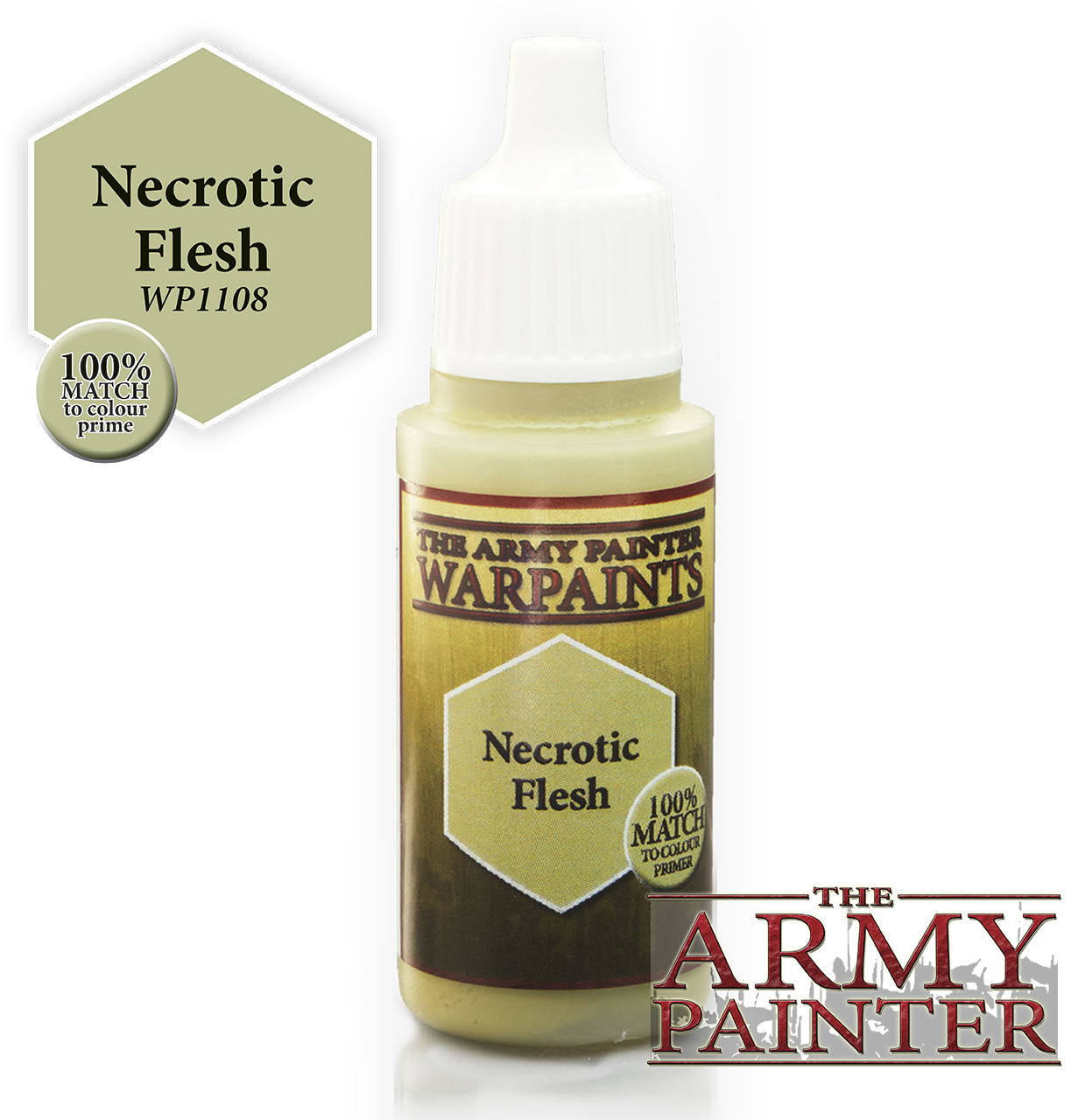 The ARMY PAINTER: Acrylics Warpaint - Necrotic Flesh | Tacoma Games