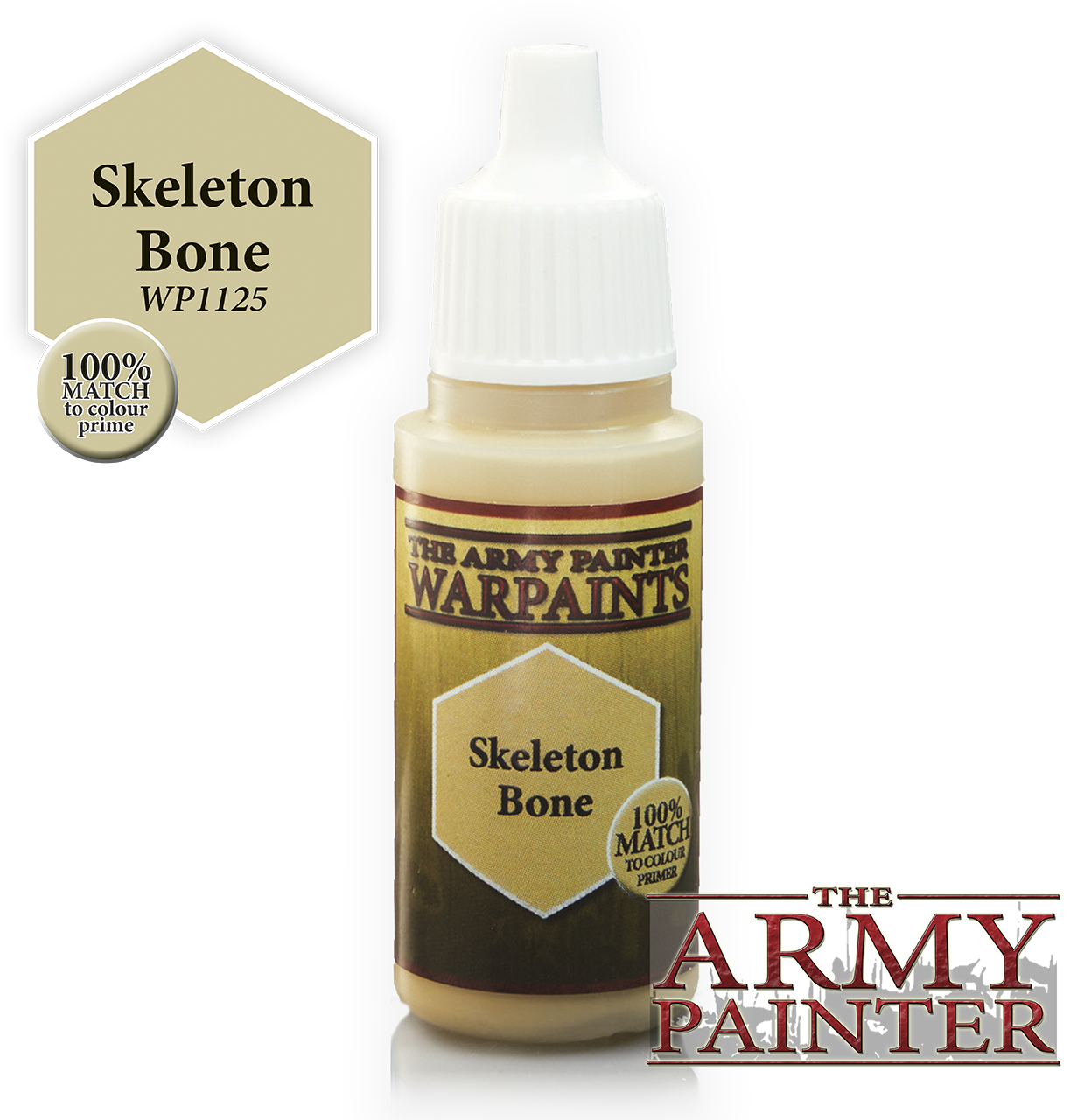 The ARMY PAINTER: Acrylics Warpaint - Skeleton Bone | Tacoma Games