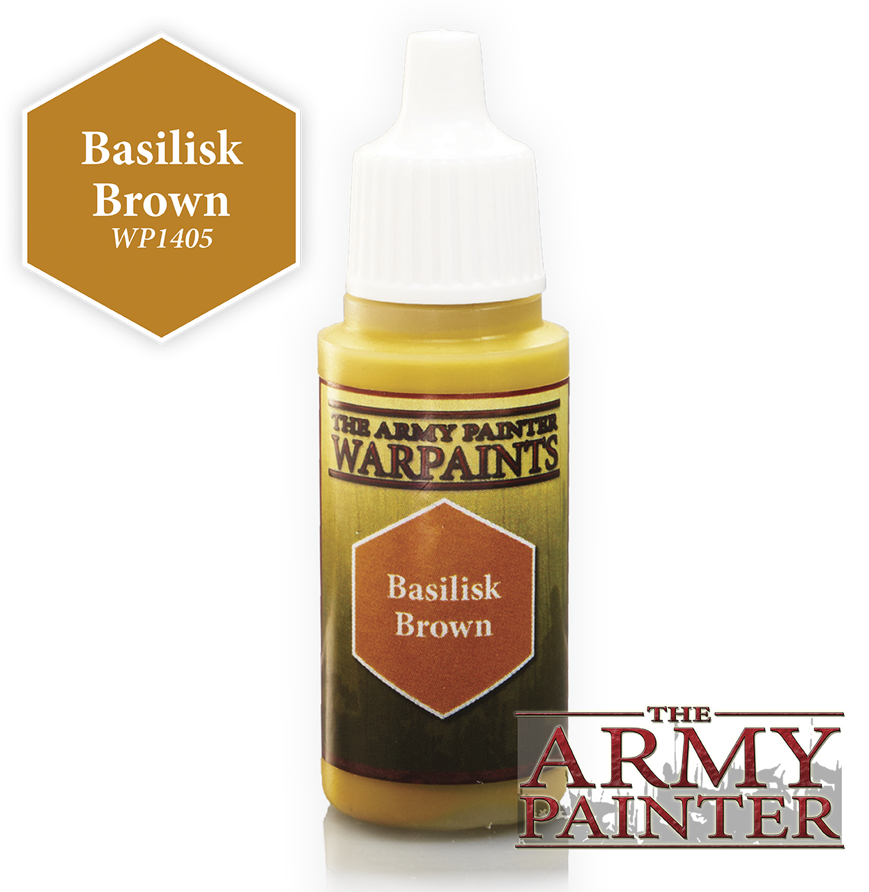 The ARMY PAINTER: Acrylics Warpaint - Basilisk Brown | Tacoma Games