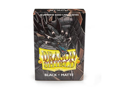 Dragon Shield Matte Sleeve - Black ‘Sokush’ 60ct | Tacoma Games