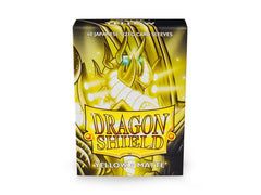 Dragon Shield Matte Sleeve - Yellow ‘SheSha’ 60ct | Tacoma Games