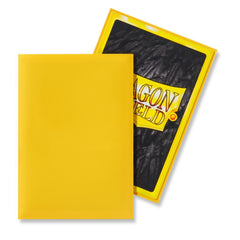 Dragon Shield Matte Sleeve - Yellow ‘SheSha’ 60ct | Tacoma Games