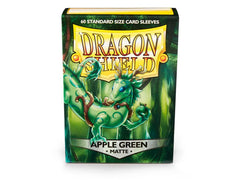 Dragon Shield Matte Sleeve - Apple Green ‘Melanian’ 60ct | Tacoma Games
