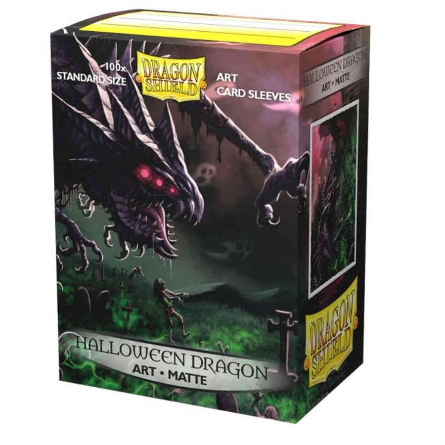 DRAGON SHIELD SLEEVES: ART MATTE HALLOWEEN DRAGON 2020 (BOX OF 100) | Tacoma Games