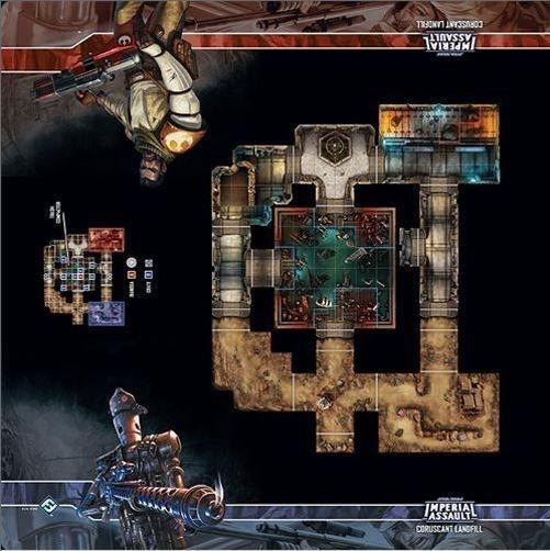 Star Wars Imperial Assault Skirmish Map - Coruscant Landfill | Tacoma Games