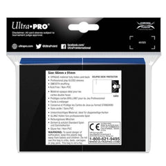 ULTRA PRO: ECLIPSE GLOSS STANDARD SLEEVES: PACIFIC BLUE | Tacoma Games