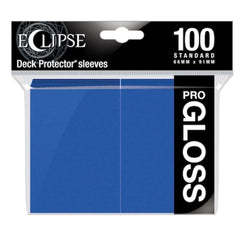 ULTRA PRO: ECLIPSE GLOSS STANDARD SLEEVES: PACIFIC BLUE | Tacoma Games