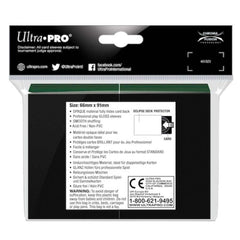 ULTRA PRO: ECLIPSE GLOSS STANDARD SLEEVES: FOREST GREEN | Tacoma Games