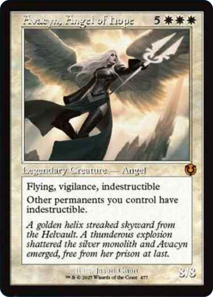 Avacyn, Angel of Hope (Retro Frame) [Innistrad Remastered] | Tacoma Games