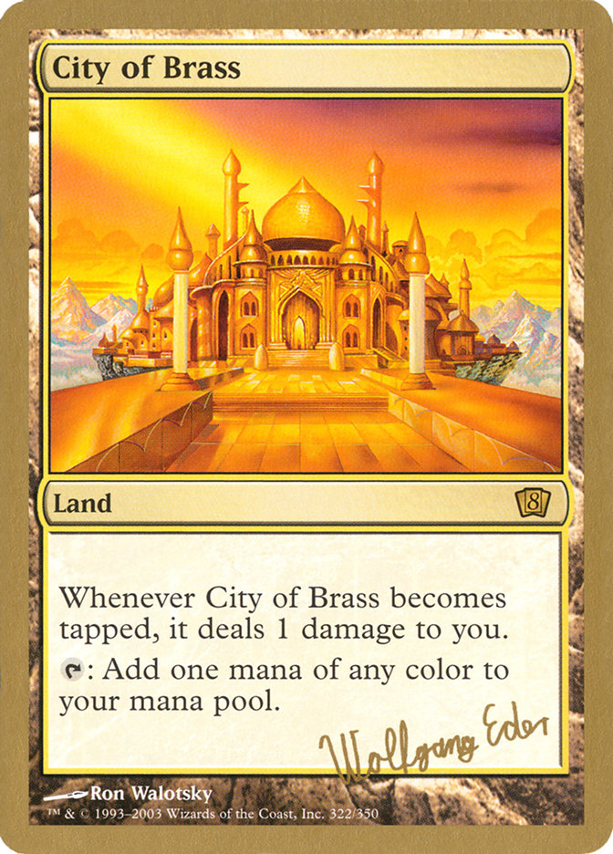 City of Brass (Wolfgang Eder) [World Championship Decks 2003] | Tacoma Games