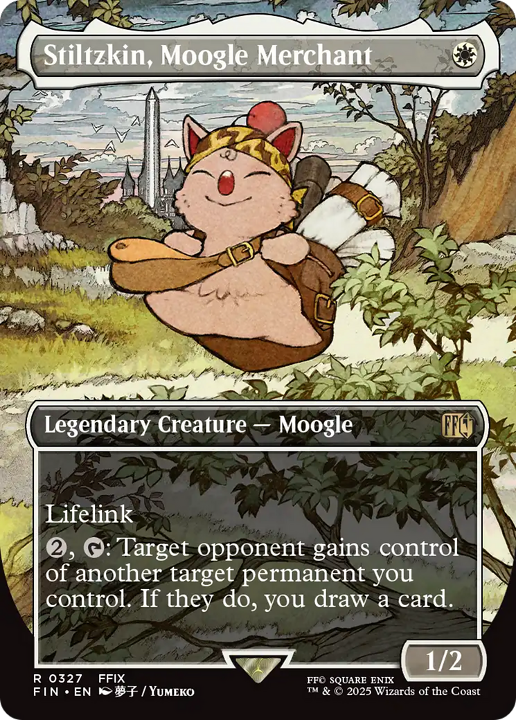Stiltzkin, Moogle Merchant (Borderless) [FINAL FANTASY] | Tacoma Games