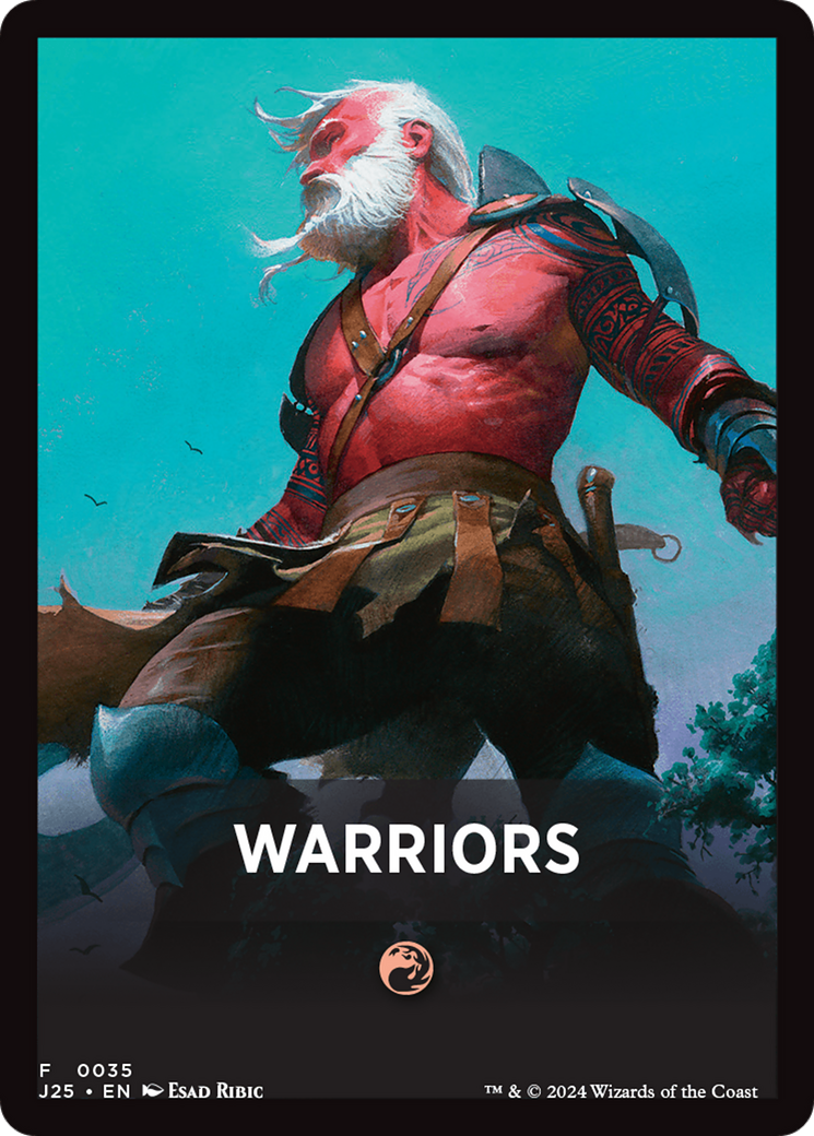 Warriors Theme Card [Foundations Jumpstart Front Cards] | Tacoma Games