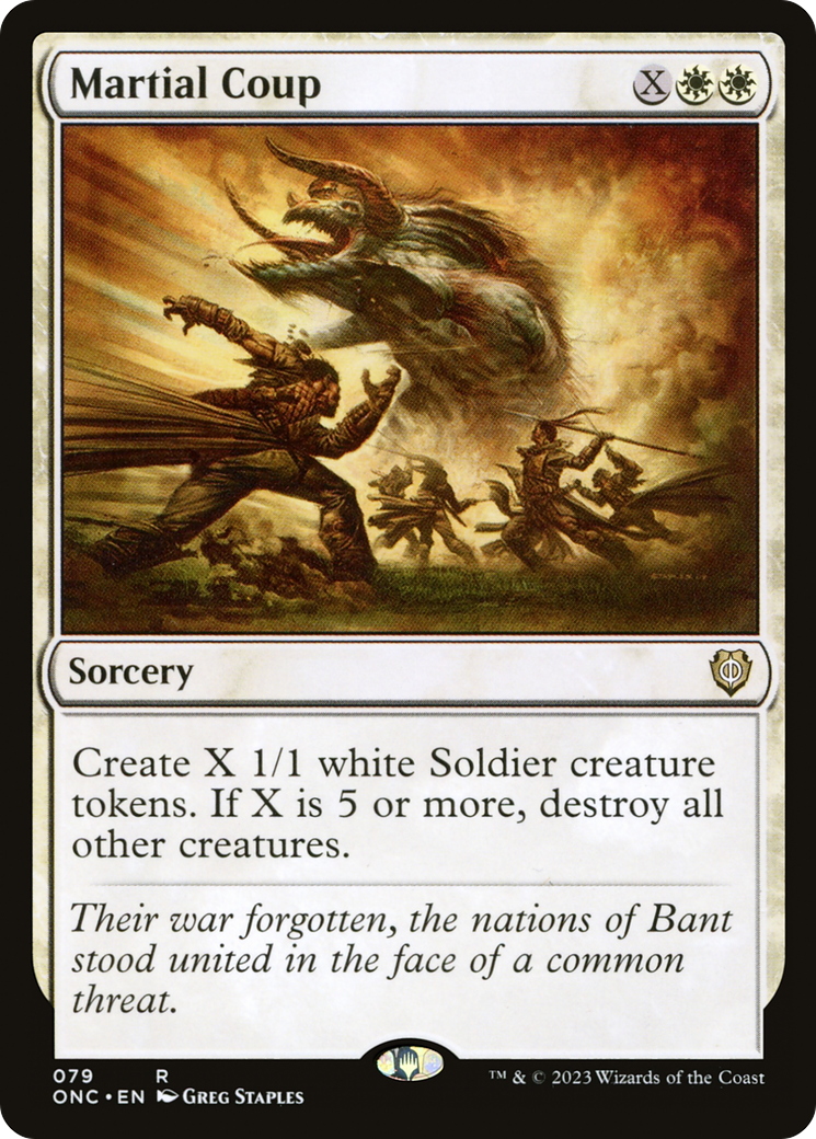 Martial Coup [Phyrexia: All Will Be One Commander] | Tacoma Games