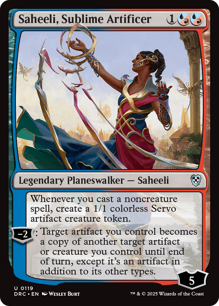 Saheeli, Sublime Artificer [Aetherdrift Commander] | Tacoma Games