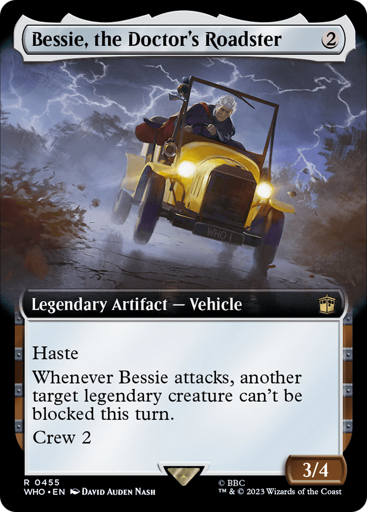 Bessie, the Doctor's Roadster (Extended Art) [Doctor Who] | Tacoma Games