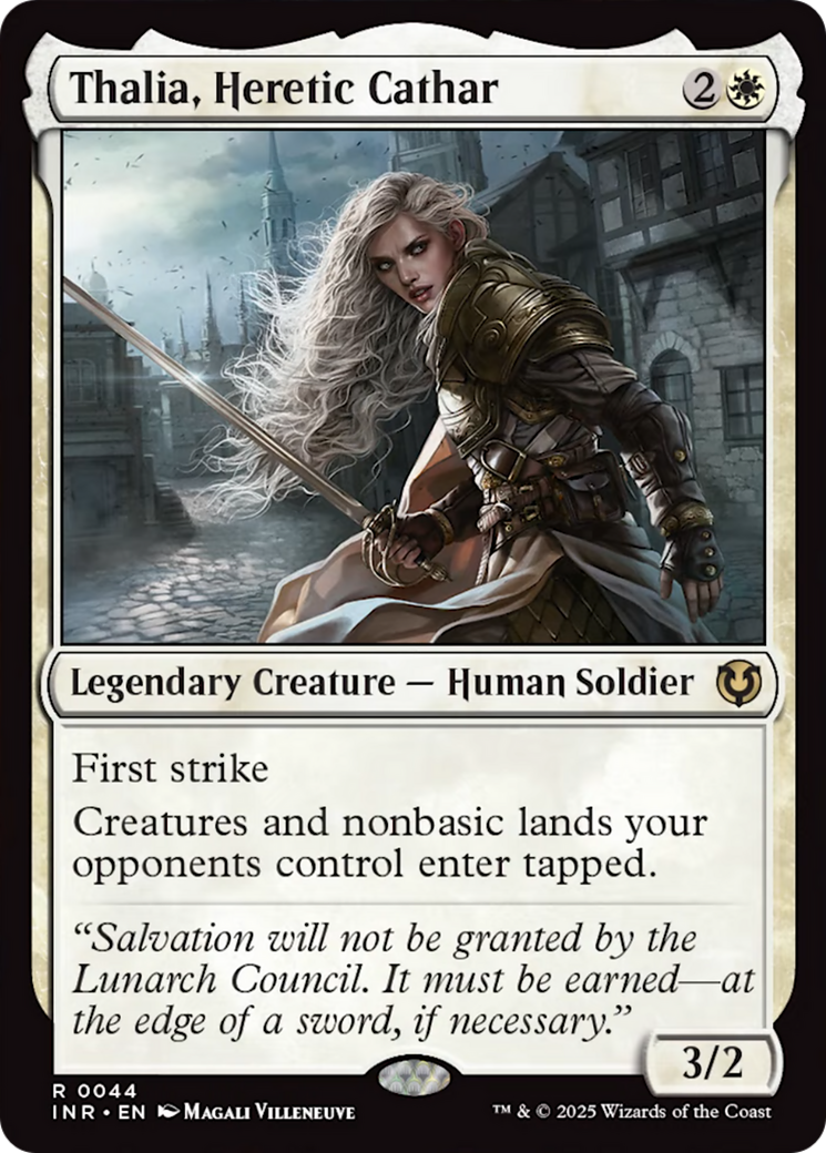 Thalia, Heretic Cathar [Innistrad Remastered] | Tacoma Games