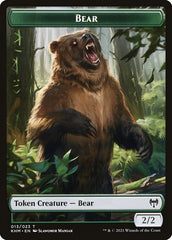 Treasure // Bear Double-Sided Token [Kaldheim Tokens] | Tacoma Games