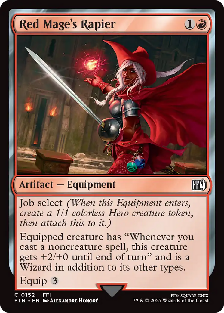 Red Mage's Rapier [FINAL FANTASY] | Tacoma Games
