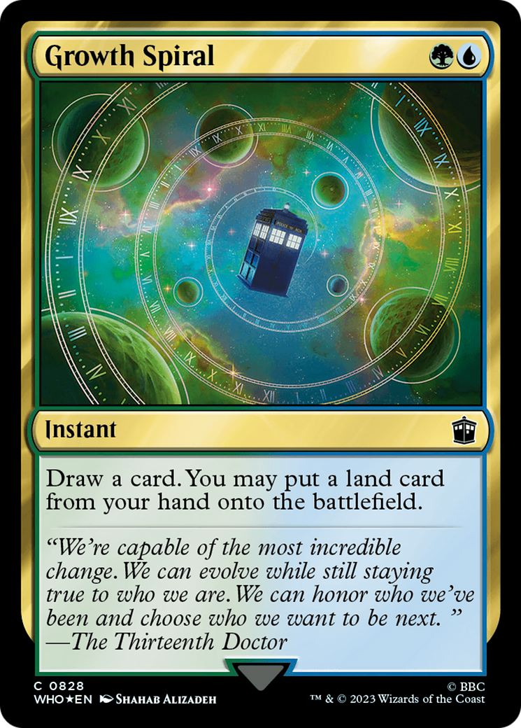 Growth Spiral (Surge Foil) [Doctor Who] | Tacoma Games